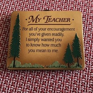 Teacher gift frame art work nature